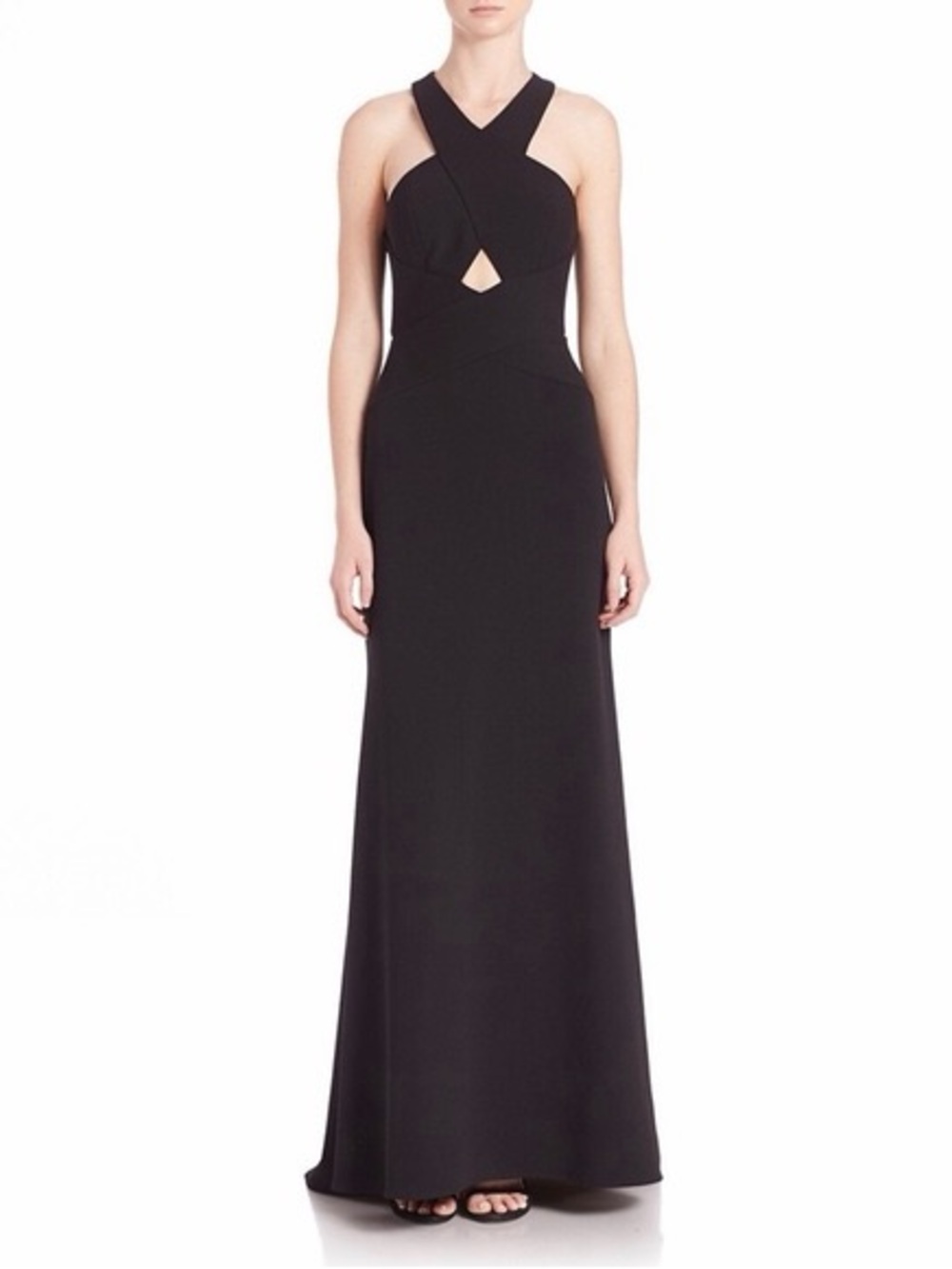 BCBGMaxAzria Salome Black Maxi Gown